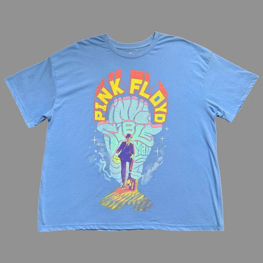 Rare Pink Floyd Invisible Man Graphic Tee Blue XL NWT